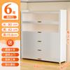 Gabinete de almacenamiento de acero nuevo, anti-mirones, de gran capacidad, para el hogar, impermeable y a prueba de polvo, con puerta giratoria, altura del piso, gabinete de almacenamiento multicapa