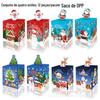 KZ067 Comércio Exterior Natal Boneco de Neve Alce Árvore Velhinho Festa Doce Presente Tridimensional Alienígena Caixa de Papelão Branca