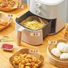 Papel cuadrado para freidora de aire al por mayor, apto para alimentos, resistente a altas temperaturas, papel de hornear engrosado, personalizable y a prueba de aceite