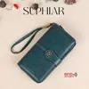 Carteira Suphiar Amazon com Zíper em Couro PU Grande Capacidade para Mulheres Clutch Personalizado Carteira Feminina