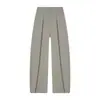 Bzl Ropa de Mujer al por Mayor Transfronteriza Estilo Europeo y Americano Nueva Moda Versátil Pantalones Casuales Plisados de Cintura Alta 3067407