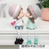 Decoración para el Hogar Sala de Estar Mobiliario para Bodas Colgantes de Pared Dibujos Animados Pareja Linda Muñeco Colgante Pequeños Regalos Pequeño Dorado