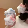 Lindo Scrunchie de Estrella Estilo Japonés Muñeco de Dibujos Animados Cuerda para el Cabello de Otoño e Invierno Coleta Accesorio Elástico para el Cabello