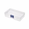 Almacenamiento de accesorios herrajes caja de joyería caja de plástico transparente pp cierre con tapa caja de embalaje caja organizadora mayoreo