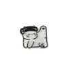 Gato Lindo Dibujo Lineal Acrílico Pequeño Pasador Broche Imán para Nevera Parche Accesorios DIY Accesorios para Niños