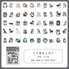 50 Adesivos Fofos de Cachorro Golden Retriever Adesivos de Cachorro Pet Curativos Decoração DIY para Mala Laptop
