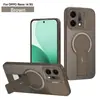 Adequado para Capa Magnética Oppo Reno16Pro 16F 15F 13 A6Pro A5X A3X Capa com Suporte de Fibra de Carbono