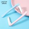 Lmltop Paquete de Dos Plegables para Principiantes Depilador de Cejas con Red Protectora Cuchillas Afiladas para Cejas Sy1056