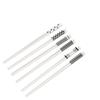 Palillos de Cerámica Simples, Fáciles de Limpiar, Resistentes a Altas Temperaturas, Saludables, Modernos, Alto Valor Estético, Uso Doméstico, Palillos de Porcelana Ósea, Venta al por Mayor, Alto Valor Estético
