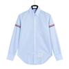 Camisa de Color Puro Nueva Primavera y Otoño para Mujer Tb Camisa Casual de Popelina Mismo Estilo para Hombre y Mujer Top de Pareja