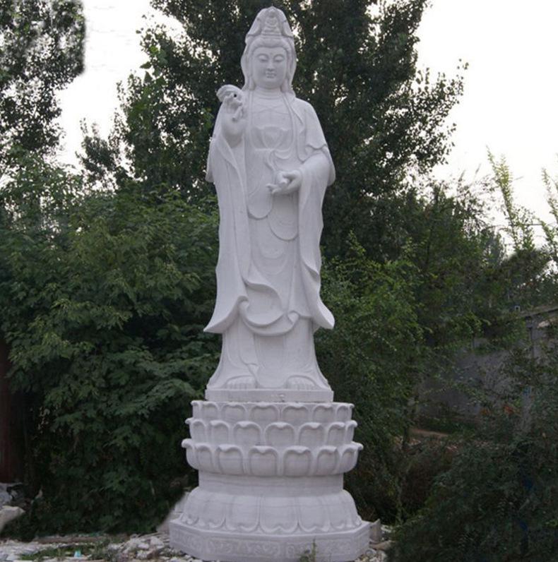 石材滴水观音像
