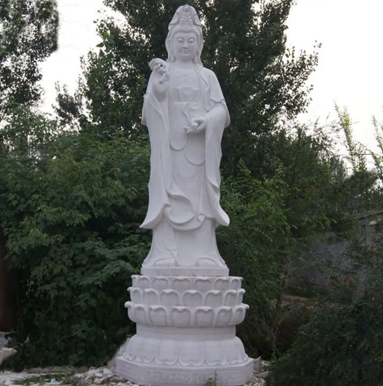 石材滴水观音像
