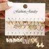 Novos brincos de animais criativos e estilosos transfronteiriços para mulheres, designs de coração e borboleta, fechos de alta qualidade, brincos requintados e únicos para atacado