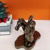 Exército de Terracota Ornamento de Metal Artesanato Cultural Criativo Souvenir Turístico de Xi'an Decoração de Mesa General a Cavalo