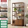 Nuevo Estilo Chino Estante de Flores Estante de Almacenamiento Balcón Maceta Madera Maciza Planta Suculenta De Pie Multicapa Adornos Estante de Almacenamiento para Sala de Estar