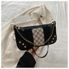 Bolso Bandolera de un Hombro 2025 Casual Costuras de Color Contrastante Textura de Moda Suave Verano Nuevo Cadena de Mano Bolso Cuadrado Pequeño
