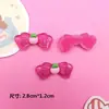 Novos acessórios de urso de morango transparentes de resina para capa de celular, presilha de cabelo, caneca, sapatos, cola cremosa, material DIY, atacado