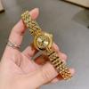 Dinimi Reloj de Pulsera para Mujer de Acero de Moda Nueva Elegante Disco Retro Romano Nicho Sencillo Reloj de Cuarzo para Mujer