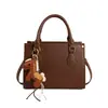 Bolso de mano con estampado de lichi transfronterizo para mujer, nueva moda 2026, gran capacidad, versátil, pequeño, de hombro, cruzado, tipo Kelly