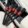 Cepillo de Cerdas Suaves para Lavado de Autos, Cepillo para Detalles de Autos, Juego de 5 Cepillos Pequeños, Cepillo para Ranuras de Belleza Interior, Cepillo para Limpieza de Salidas de Aire