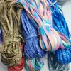 Cordones Planos Estampados de Moda Paisley de 8 mm, Cordones Elásticos Arcoíris Macaron, Cordones Perezosos Sin Atar para Hombre