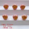 Contas de Cerâmica Rosa Contas para Montagem DIY Cordão Vermelho Guofeng Pulseira de Mão Trançada Brincos Pingente Pequeno Joias Pequenas Yiwu