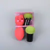 Creativo Lindo Bola Molienda Calabaza Gotas de Agua Forma Especial Huevo de Belleza Set Doble Uso Seco y Húmedo Huevo de Maquillaje Color Herramienta de Maquillaje Belleza