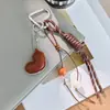 Estilo Ins nicho estilo coreano pingente de chaveiro para bolsa pingente com sensação de alta qualidade acessório de bolsa acessório de fivela de franja corda
