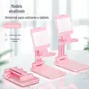 Suporte para Celular de Mesa Dobrável Retrátil Conveniente Multifuncional Preguiçoso Transmissão ao Vivo Universal para Tablet Suporte Logo Presente