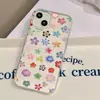 Adecuado para Apple 17Pro funda de teléfono floral colorida iPhone 16ProMax modelo nuevo 15 nicho 14 simple 13