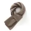 Cachecol de Caxemira para Homens e Mulheres, Mesmo Estilo Cor Lisa Plano Quente Cachecol de Pescoço, Macio e Sedoso Amigo da Pele Cachecol de Pescoço, Novo Estilo para Outono e Inverno
