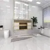 Azulejos de Mármol de Cuerpo Entero 600x1200 Foshan con Patrón Continuo para Azulejos de Pared de Baño y Cocina