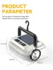 Luz solar portátil para camping, lámpara LED colgante de emergencia, recargable, luz de trabajo para tienda de campaña exterior con pantalla de potencia digital