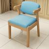 Taburete Doméstico Silla con Respaldo Silla para Escritorio de Computadora Oficina Estudio Silla de Madera Silla de Madera Maciza Silla de Comedor