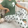 2026 Nuevo Conjunto de Camiseta y Pantalones Estilo Europeo y Americano Transfronterizo, Conjunto Sexy Casual Cómodo de Pijama y Ropa de Casa para Mujer, Adecuado para Usar Afuera