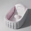 Banheira de bebê inflável para recém-nascidos, portátil, espessa, antiderrapante, banheira grande para uso doméstico, atacado do fabricante
