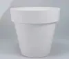 Fornecimento Direto da Fábrica Vaso Redondo Flor Grande Hollen Resina Autoabsorvente Chão de Varanda Plástico Vaso Redondo Atacado