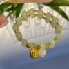 Design popular de 2023 Pulseira de Sino de Jade Hetian temperamento doce personalidade nova pulseira de luxo leve Hanfu feminina