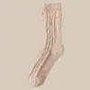 Calcetines de Coral Fleece para Mujer 2025 Nuevos Otoño e Invierno Engrosados Cálidos Postparto Maternidad Hogar Piso Dormir Calcetines Largos