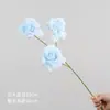 Nueva flor artificial de rosa de diamante de 3 cabezas para bodas, flor de seda para decoración de sala de estar, arreglo floral decorativo, flor artificial para decoración de bodas