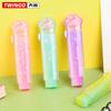 TWINGO Garras de Gato Sky High Borracha Cor Degradê Alto Valor de Cor Papelaria Borracha Gel Empurra-Puxa dos Sonhos Limpa