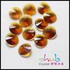 Venta caliente 8MM colorido agujero único cristal de vidrio satélite Diamante diy joyería accesorios de ropa pendientes collar colgante