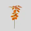 2026 Accesorios de Pared de Plantas Verdes Artificiales Estilo Nórdico de Amazon para Decoración de Sala de Estar Balcón Hojas Naranjas