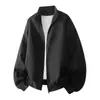 Ropa para Hombre Enbu Primavera y Otoño Nueva Chaqueta de Moda con Cuello Alto, Chaqueta Superior Versátil Simple Casual para Jóvenes