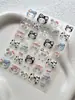 Gelatina de Perla Dibujos Animados Headgear Pegatinas para Uñas Gato Leopardo Lindo Lazo Pegatinas Autoadhesivas para Uñas Decoración Venta al por Mayor