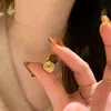 Areia de Ouro Antiga Artesanato de Ouro Estilo Chinês Pingente de Cabacinha de Ágata Vermelha Moda Colar Elixir de Olho de Tigre Novo Estilo Chinês