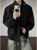 Chaqueta transfronteriza con cuello mao para hombre, estilo primavera y otoño, chaqueta de trabajo casual holgada, marca de moda, diseño de retazos, chaqueta de aviador