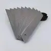 Cuchillo de utilidad industrial de alta resistencia de 25 mm Engrosado 0.7 Hoja grande Acero inoxidable de grado industrial Cuchillo Cuchillo de corte Hoja Negra