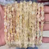 6x9mm Piedra Natural Cristal Ágata Grava Cuentas Sueltas Pulsera DIY Collar Accesorios de Joyería Cuentas Semiacabadas Venta al por Mayor