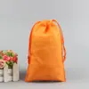Bolsa de bolso em tecido não tecido em estoque atacado sapatos roupas saco de embalagem de armazenamento à prova de poeira saco com cordão para brinquedos LOGOTIPO impresso